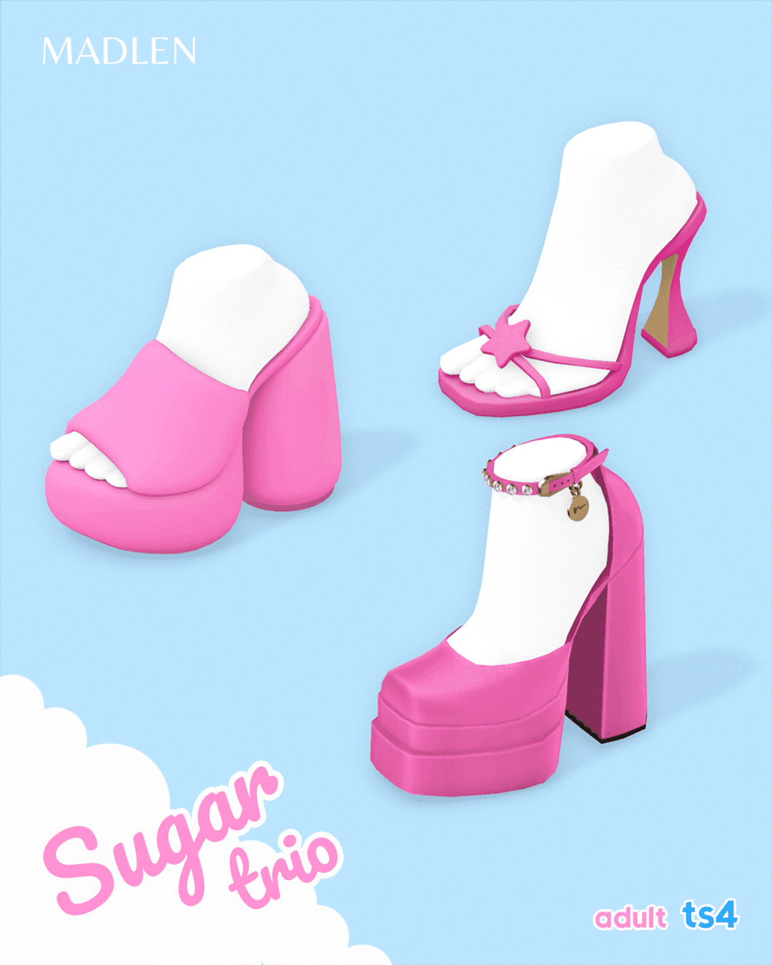 Набор туфель Sugar Trio